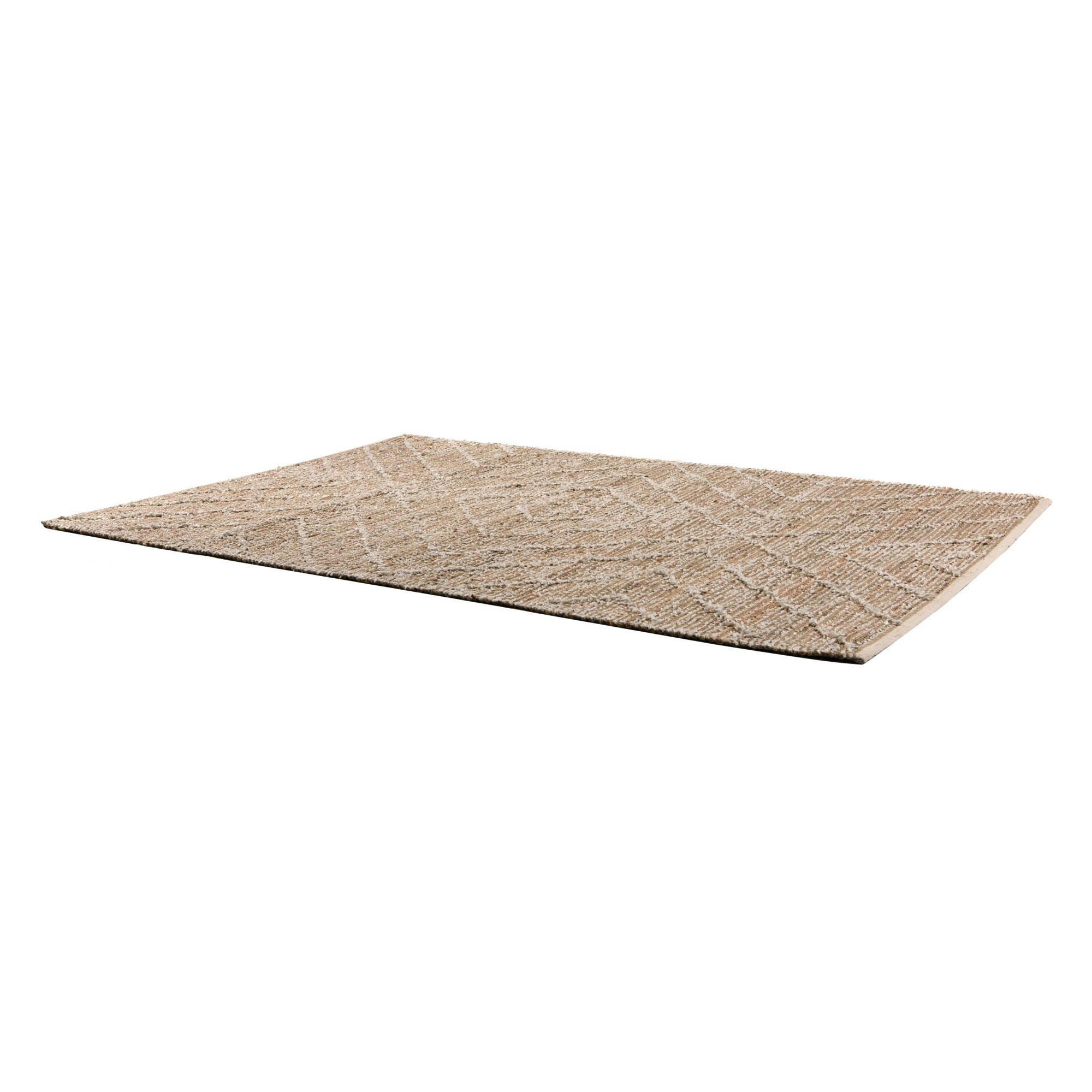 WORGAN - Tapis  en jute ivoire 160 x 230
