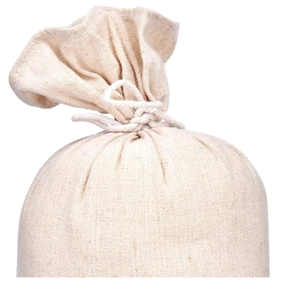 Giftdecor Deurstopper - 1 kg - beige - canvas - home - D13xH26cm