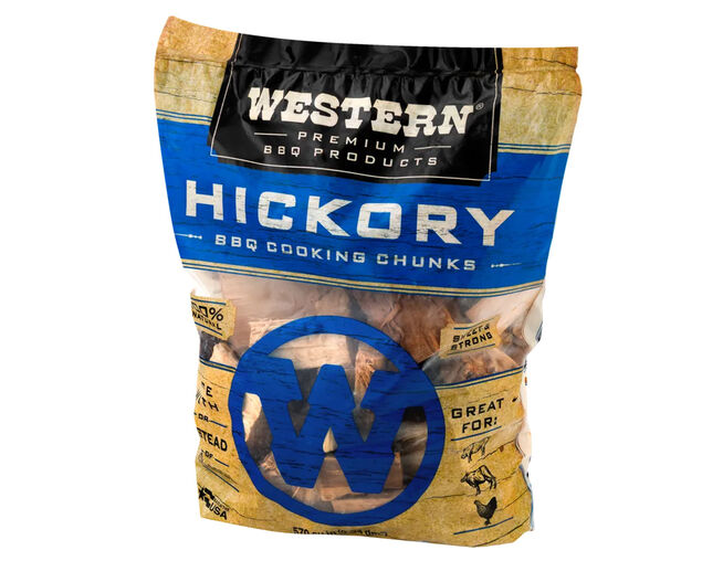 Western Premium Wood Smoking Chunks - Hickory