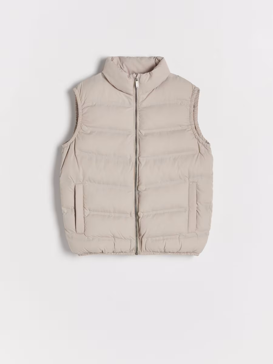 Vest With Stand Up Collar