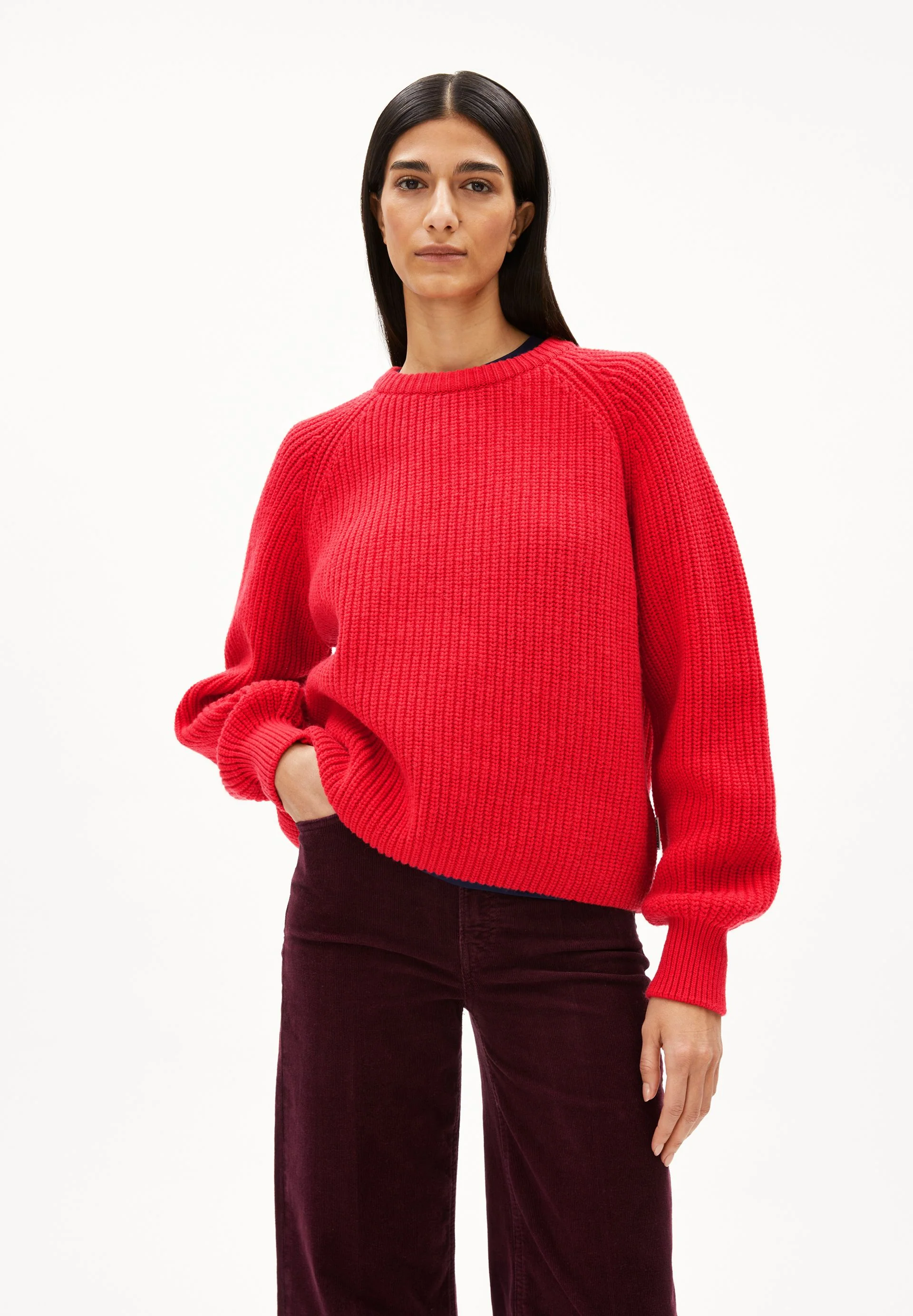 RIB KNIT SWEATER