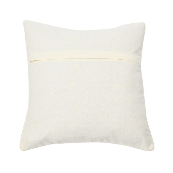 20" Square Quilted Velvet Pillow Cover with Channel Stitch