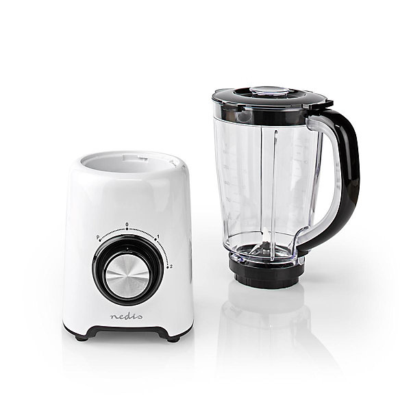 Blender de cuisine 800W 1,5L Verseuse en plastique Jus de fruit Smoothies NEDIS