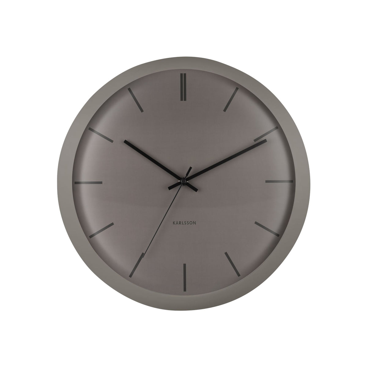 Karlsson wandklok Nirvana Globe - grijs - Ø40cm
