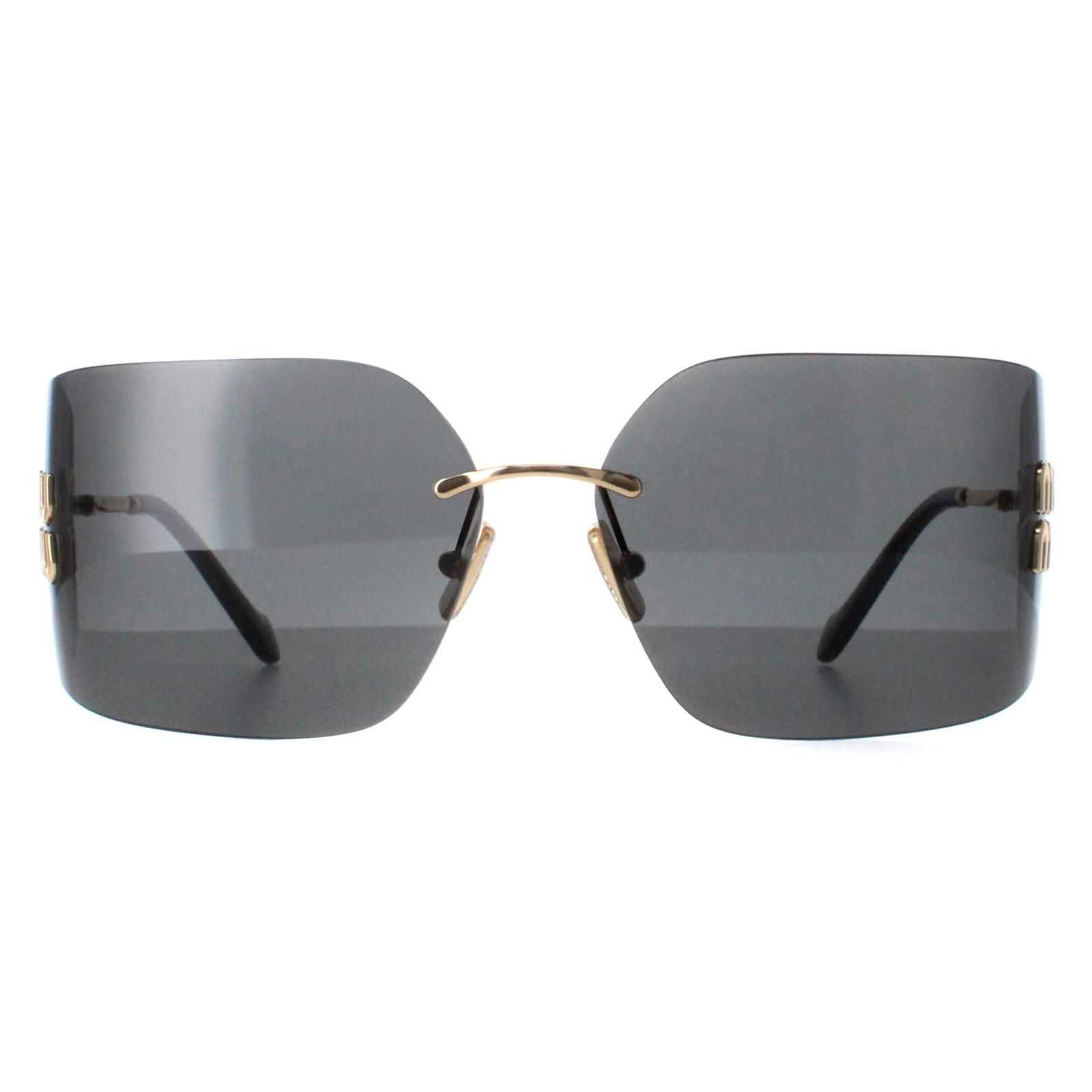 Miu Miu Rimless Gold Dark Grey MU54YS
