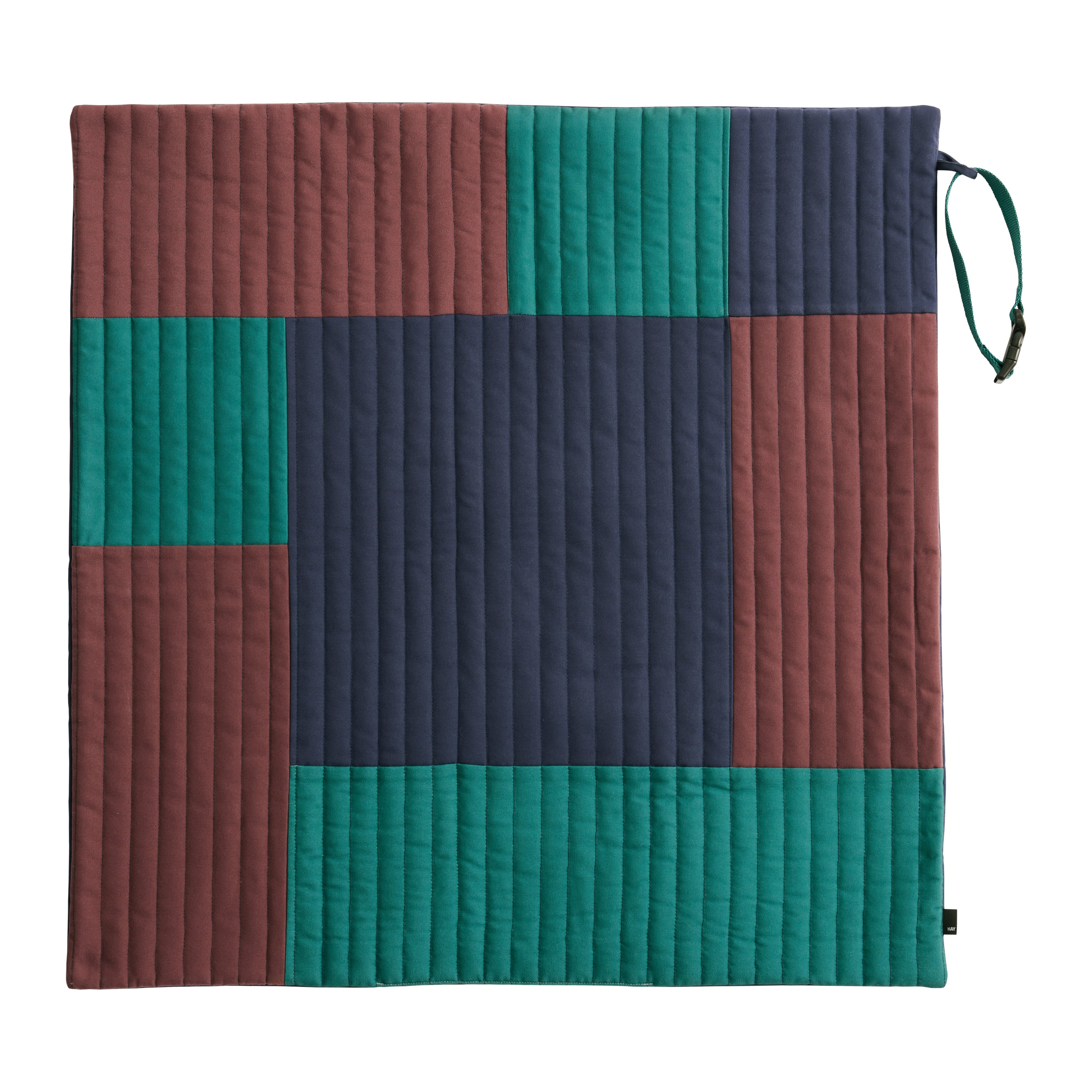 HAY Dogs Travel Blanket - Burgundy / Green / Blue
