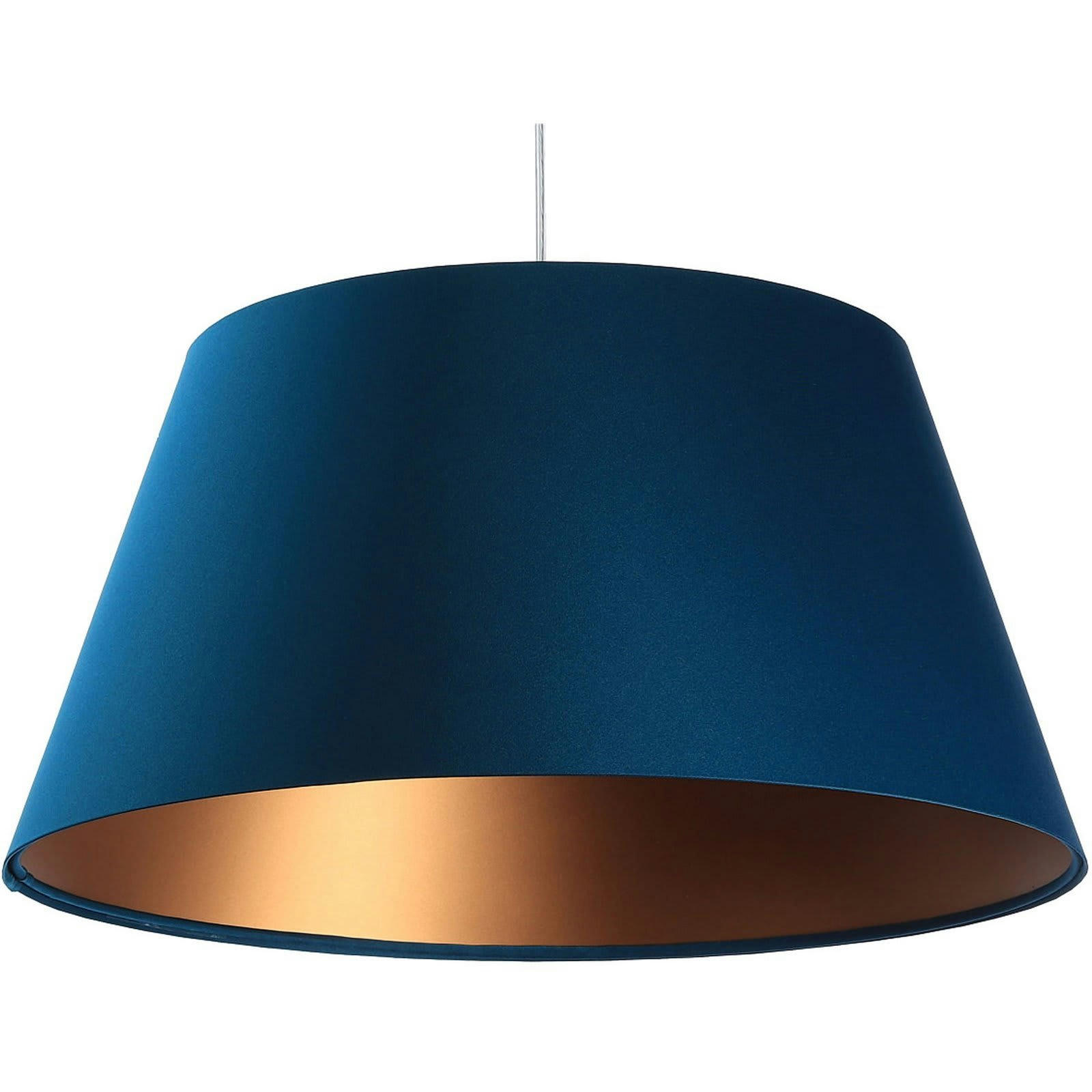 BIG BELL - Suspension Tissu Bleu 50x50x27 cm