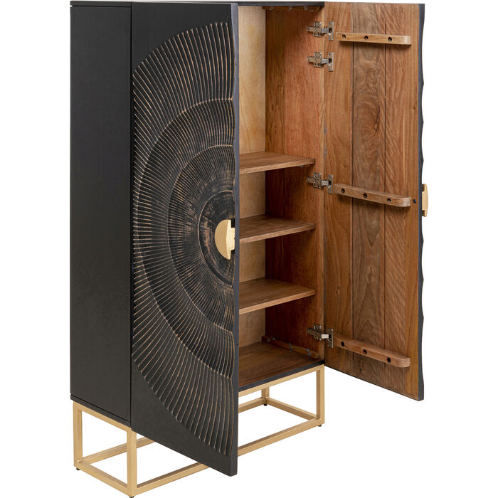 Kare Design Madeira Dark 2-Deurs Kast - Donkerbruin