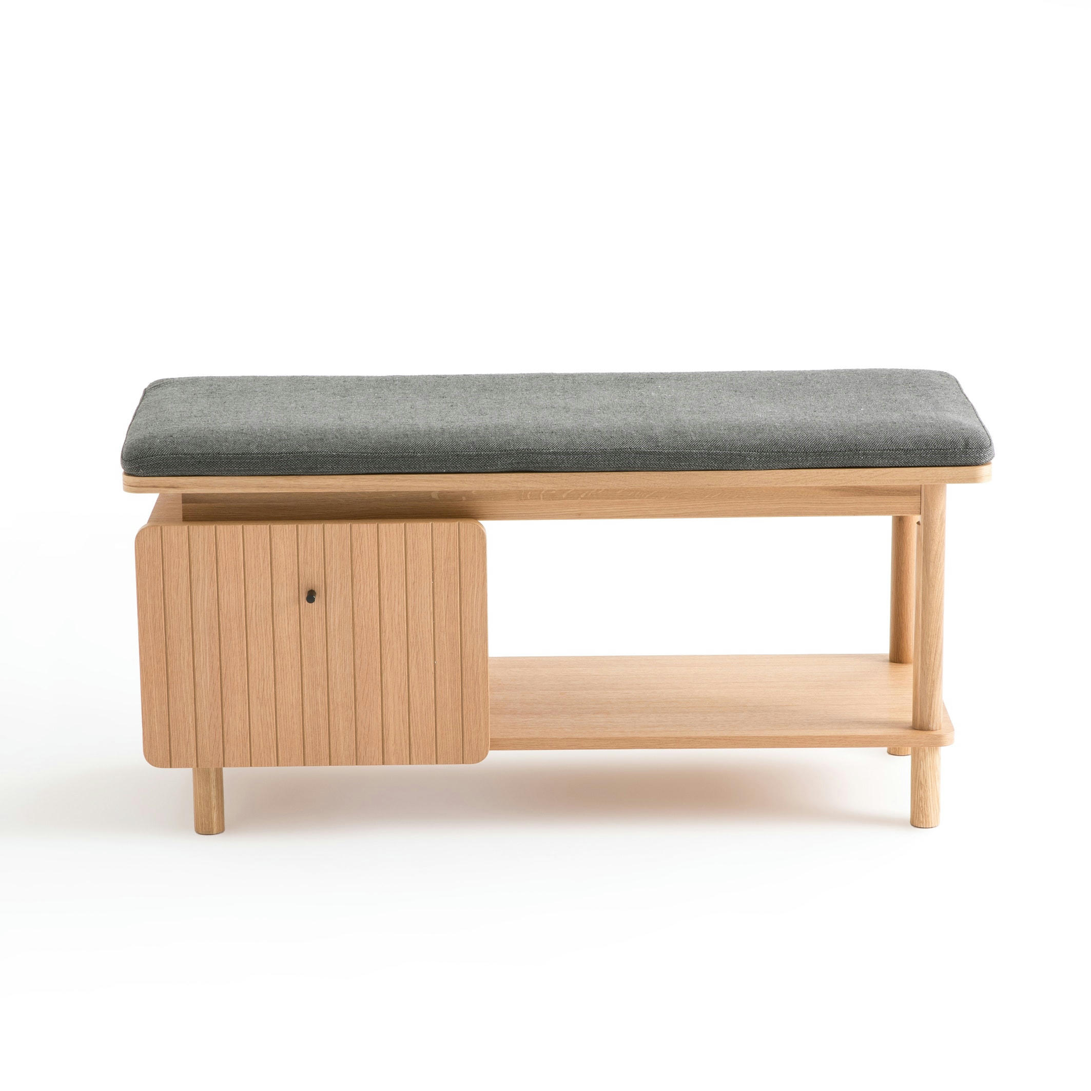 Banc de rangement chêne Groove
