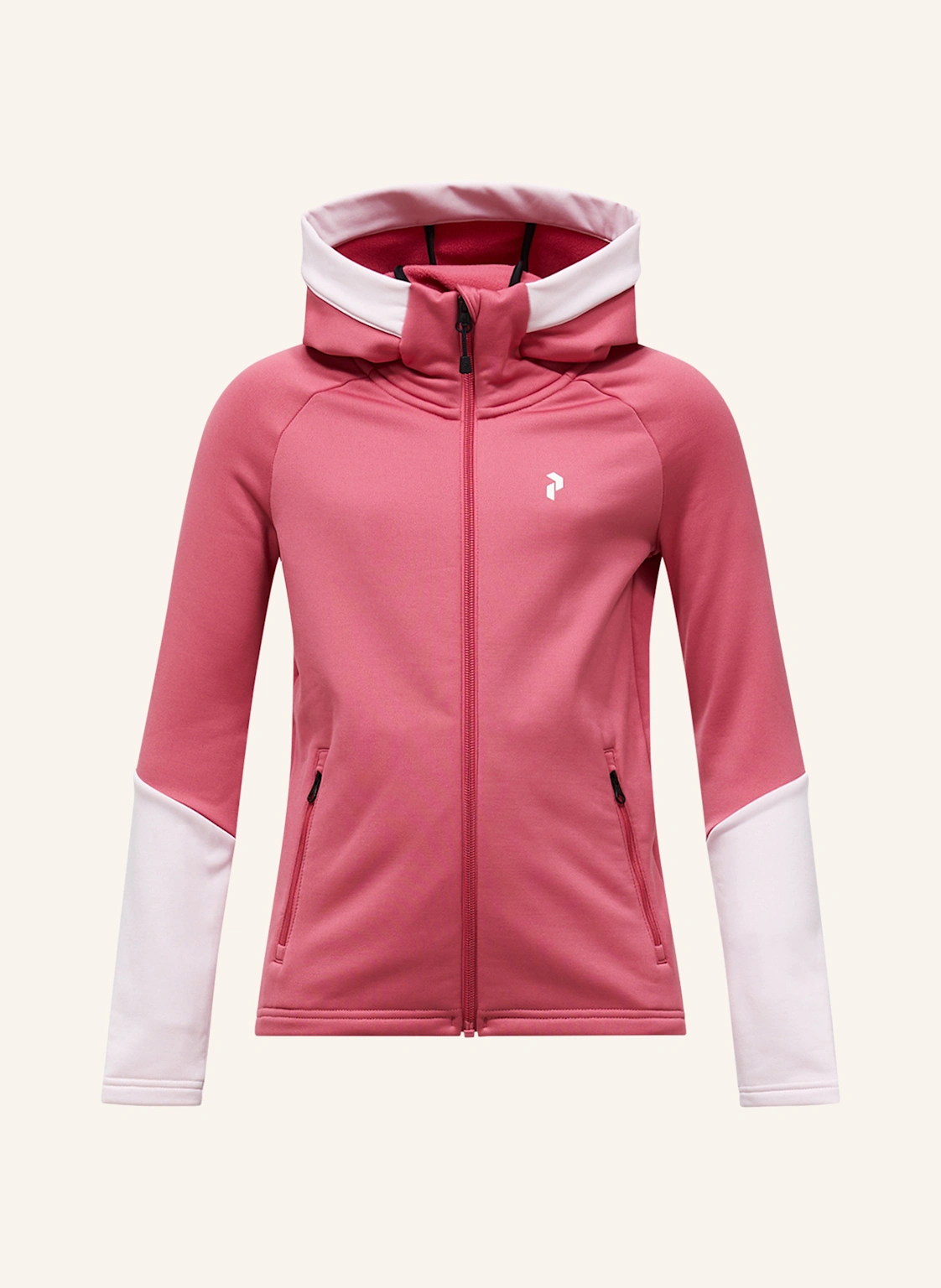 Peak Performance Jr Rider Essentials Midlayer Zip Hood Fleecejacke