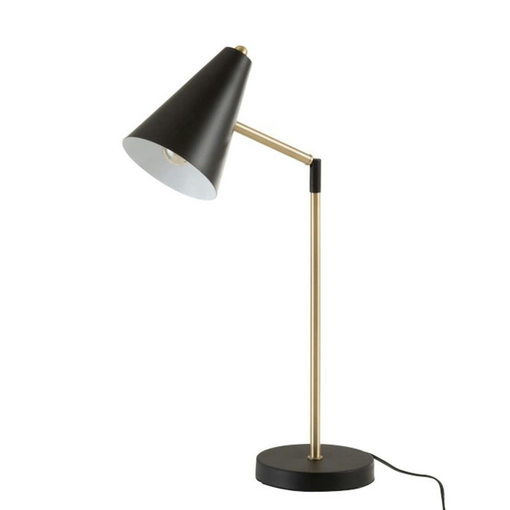 - Lampe metal de couleur noire métal H37cm
