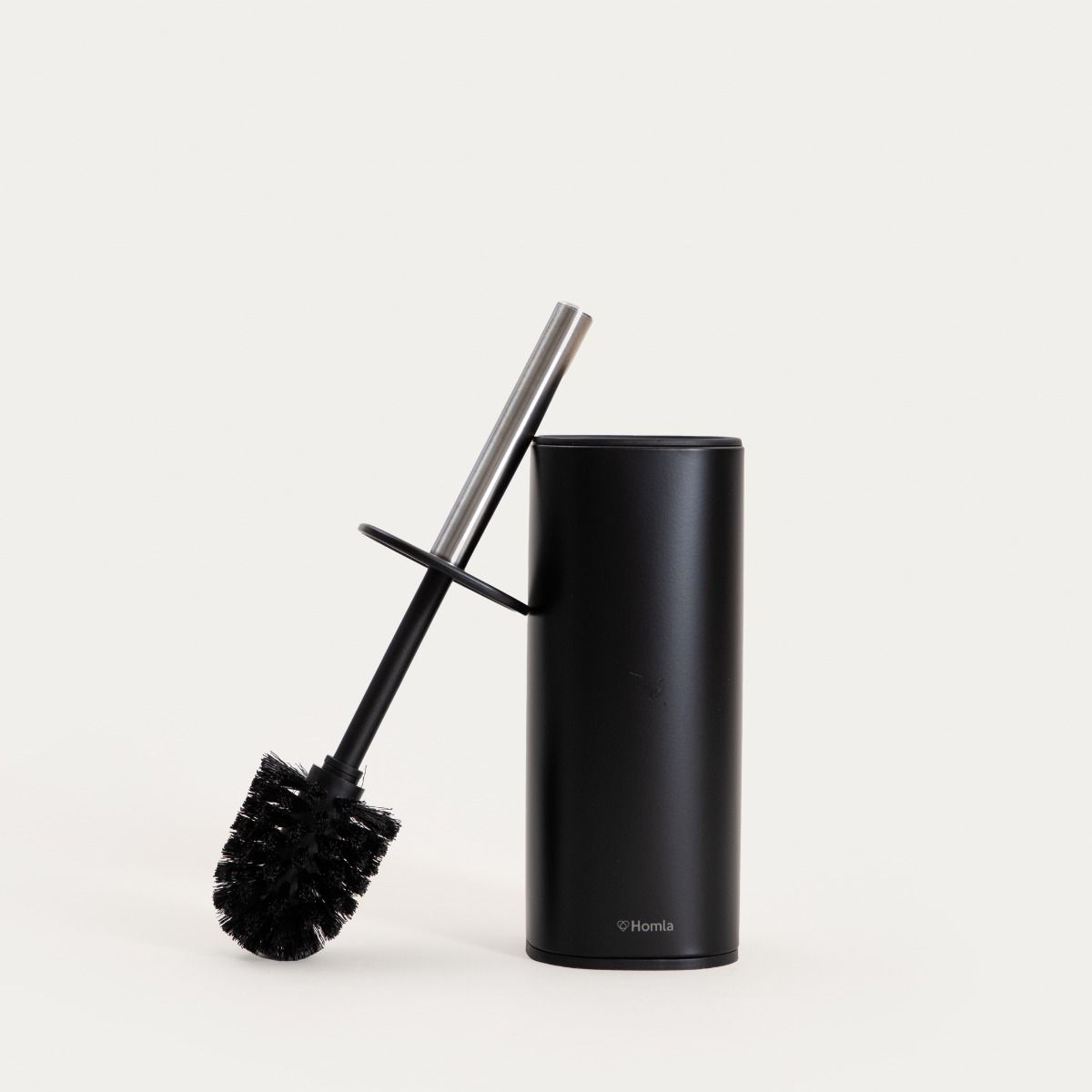 Szczotka do WC LINEA MAT czarna 9,8x9,8x35,3 cm