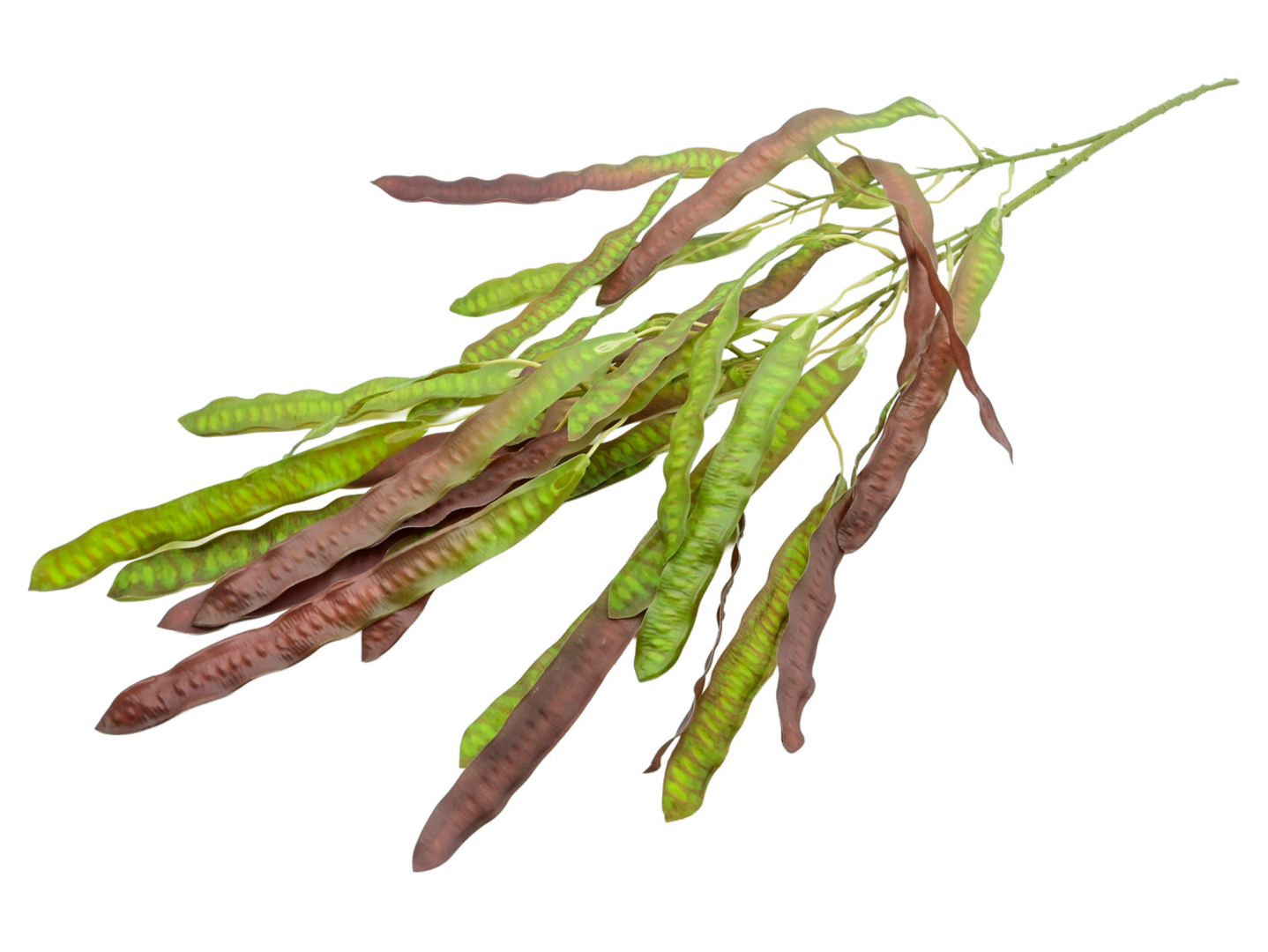Sztuczna gałązka 105 cm zielono-brązowa