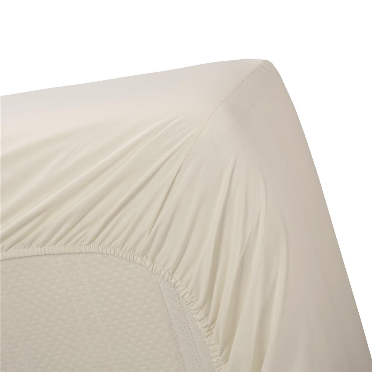 Beddinghouse Percale katoen - Hoeslaken - 90x220 - Gebroken wit