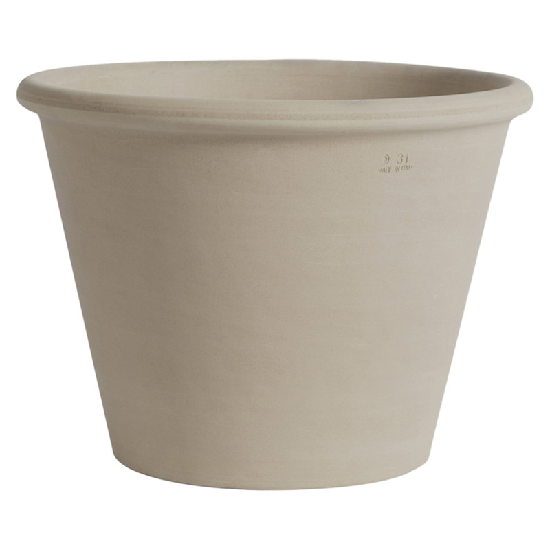 Pot de fleurs Pompei en terre cuite Vulcano Ø 31 x 23 cm