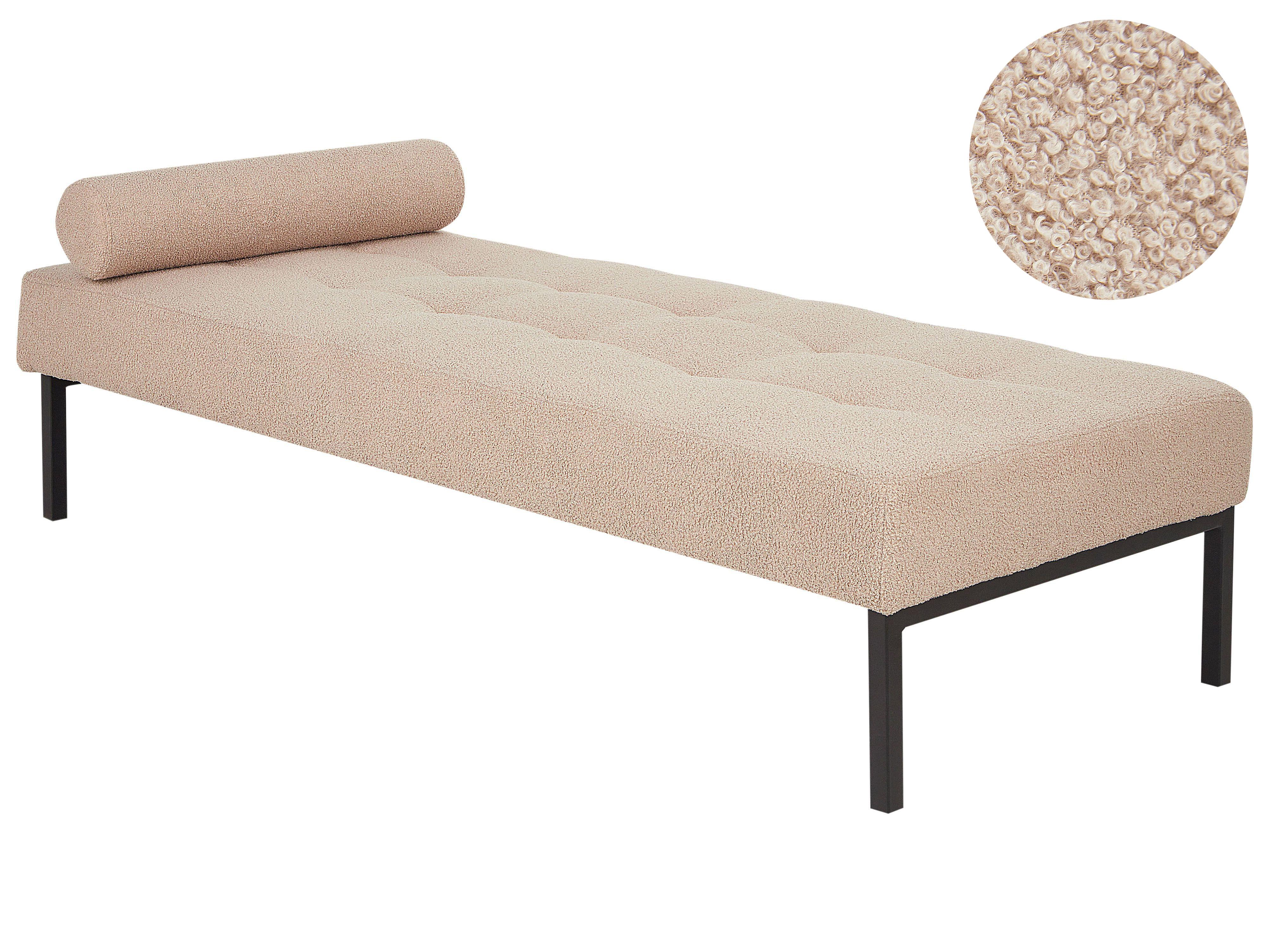Chaise Longue CHINON Boucle Beige