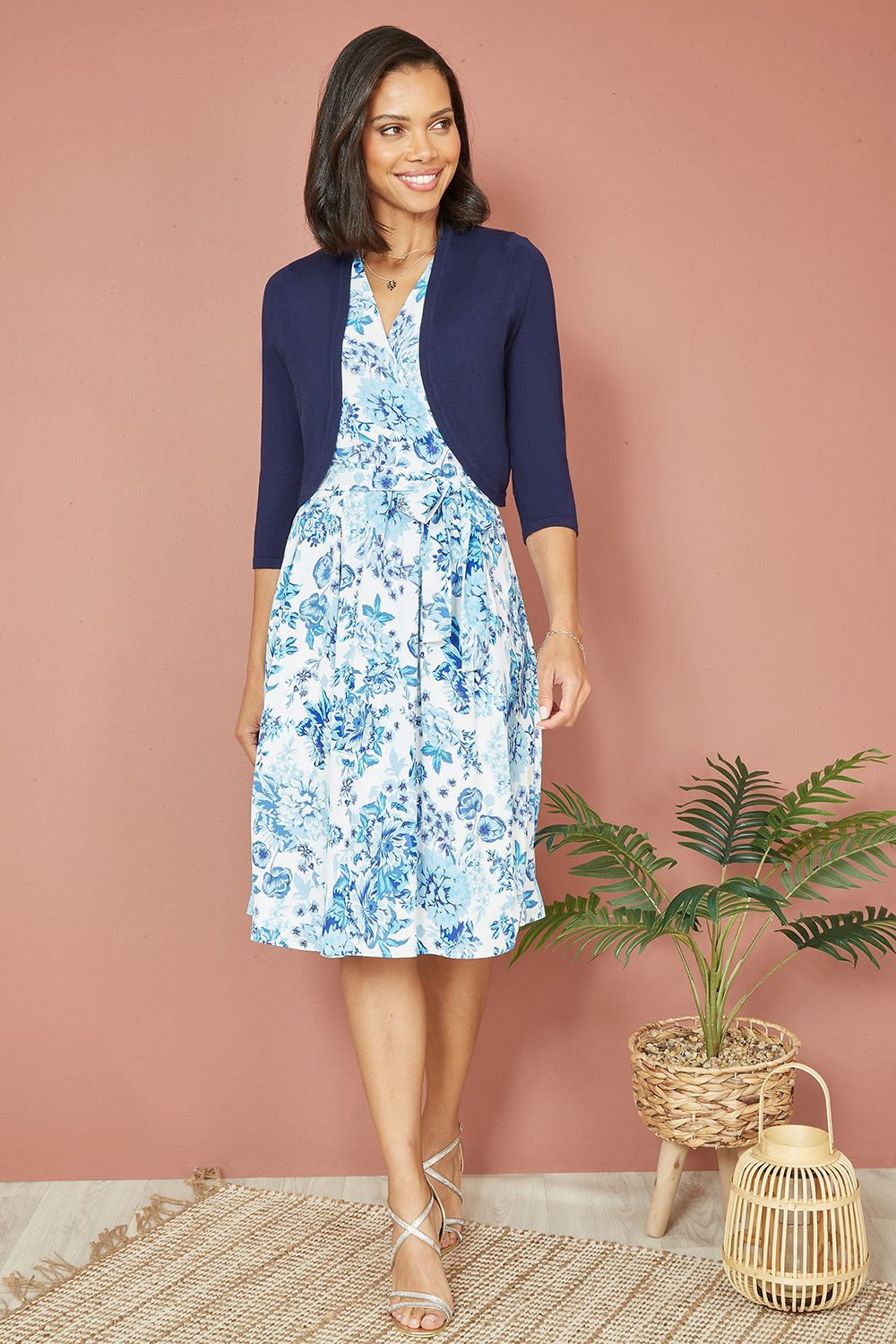 Yumi Navy Knitted Bolero
