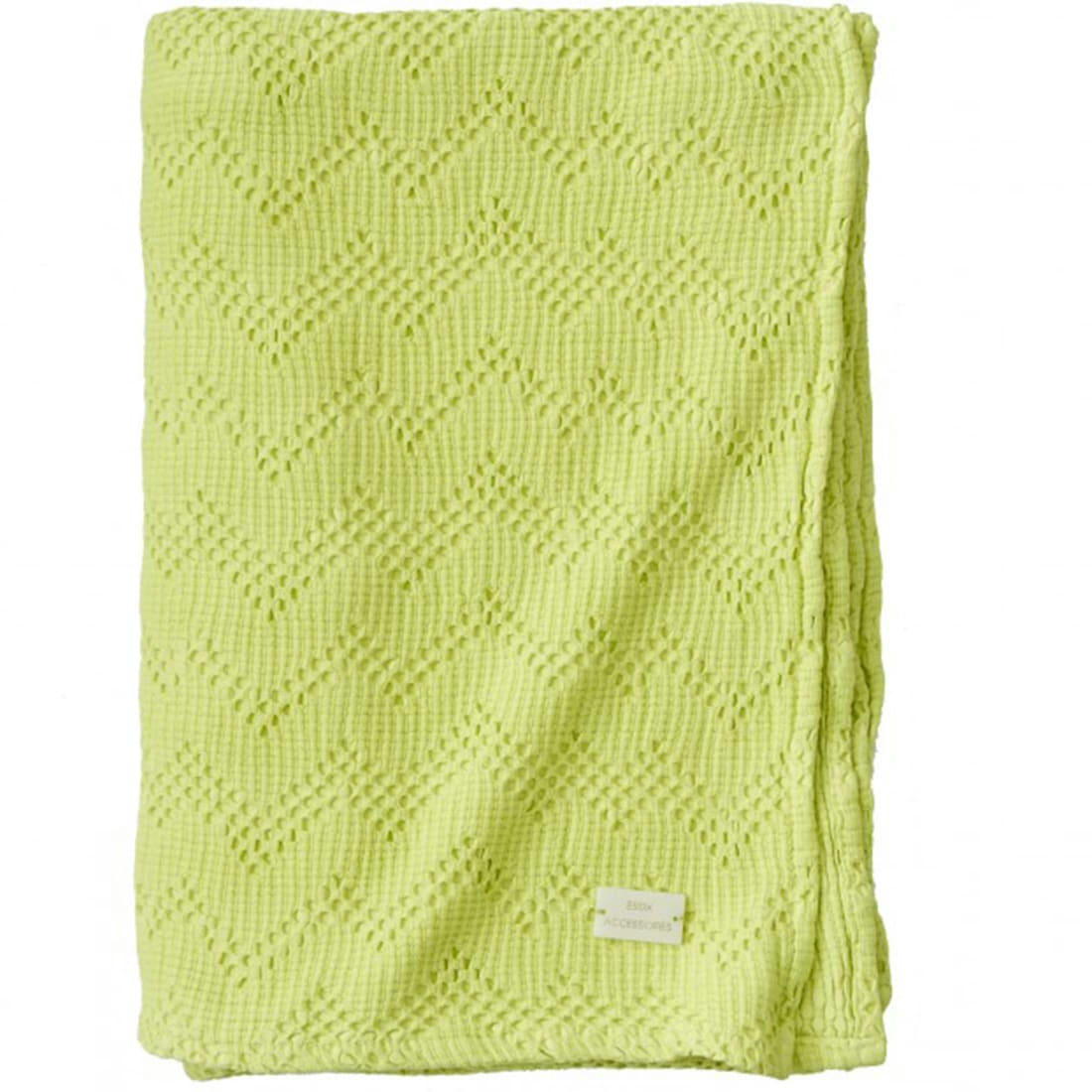 MALO - Couvre-lit en coton lavé Vert Pomme 240x260
