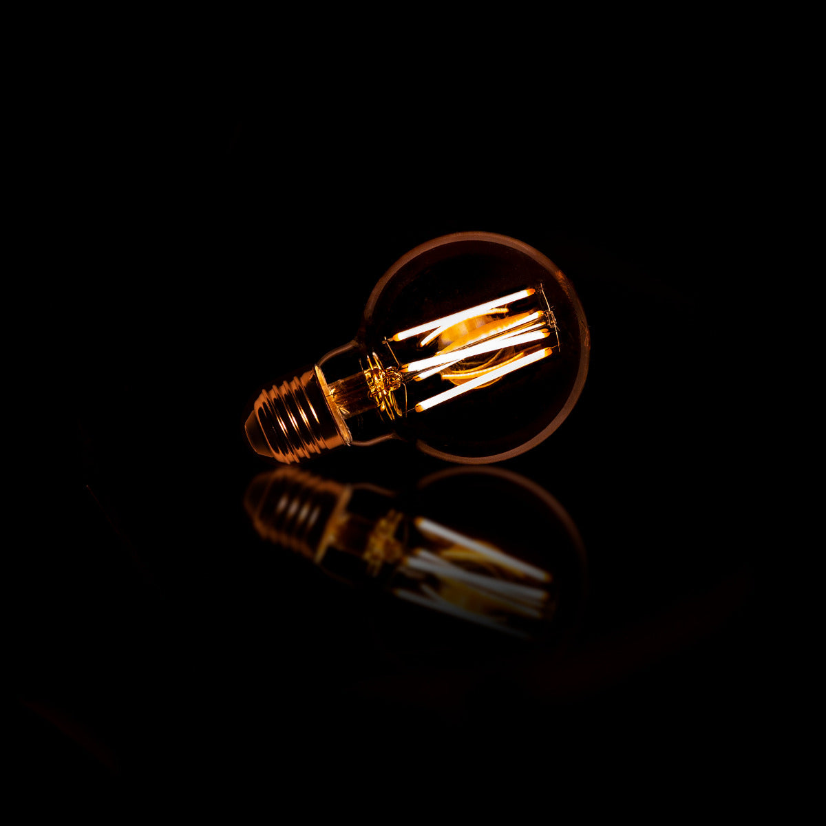 Fraaai - Lichtbron LED Ø7 - amberkleurig glas