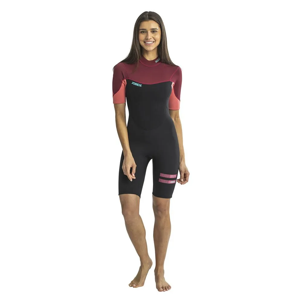 Jobe Sofia 3/2 mm woman short sleeve back zip shorty