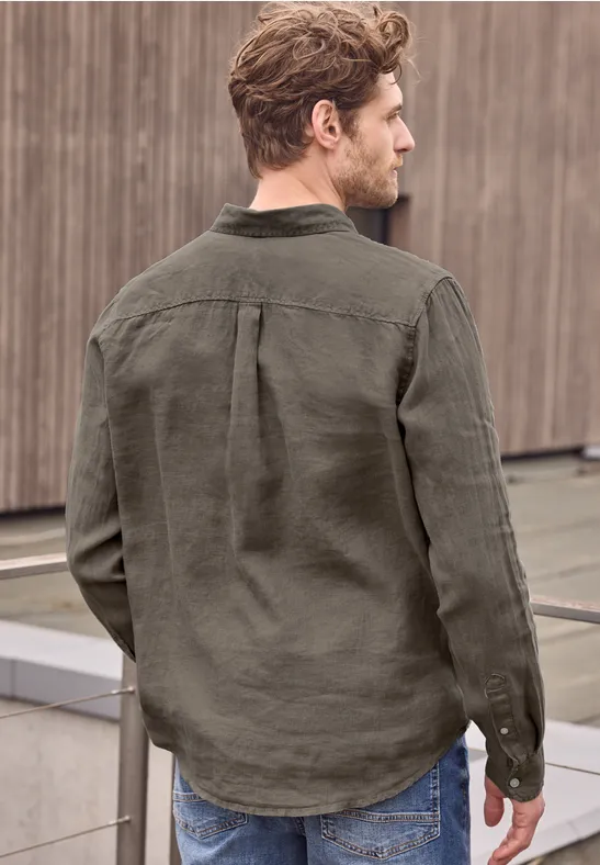 Langarm Hemd aus Leinen