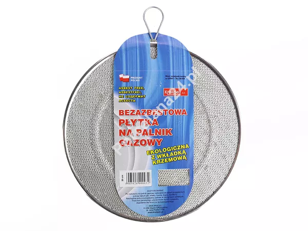 Krzemowa płytka rozpraszająca płomień 20 cm z krótką rączką KRALIPEX - 29.PKK20