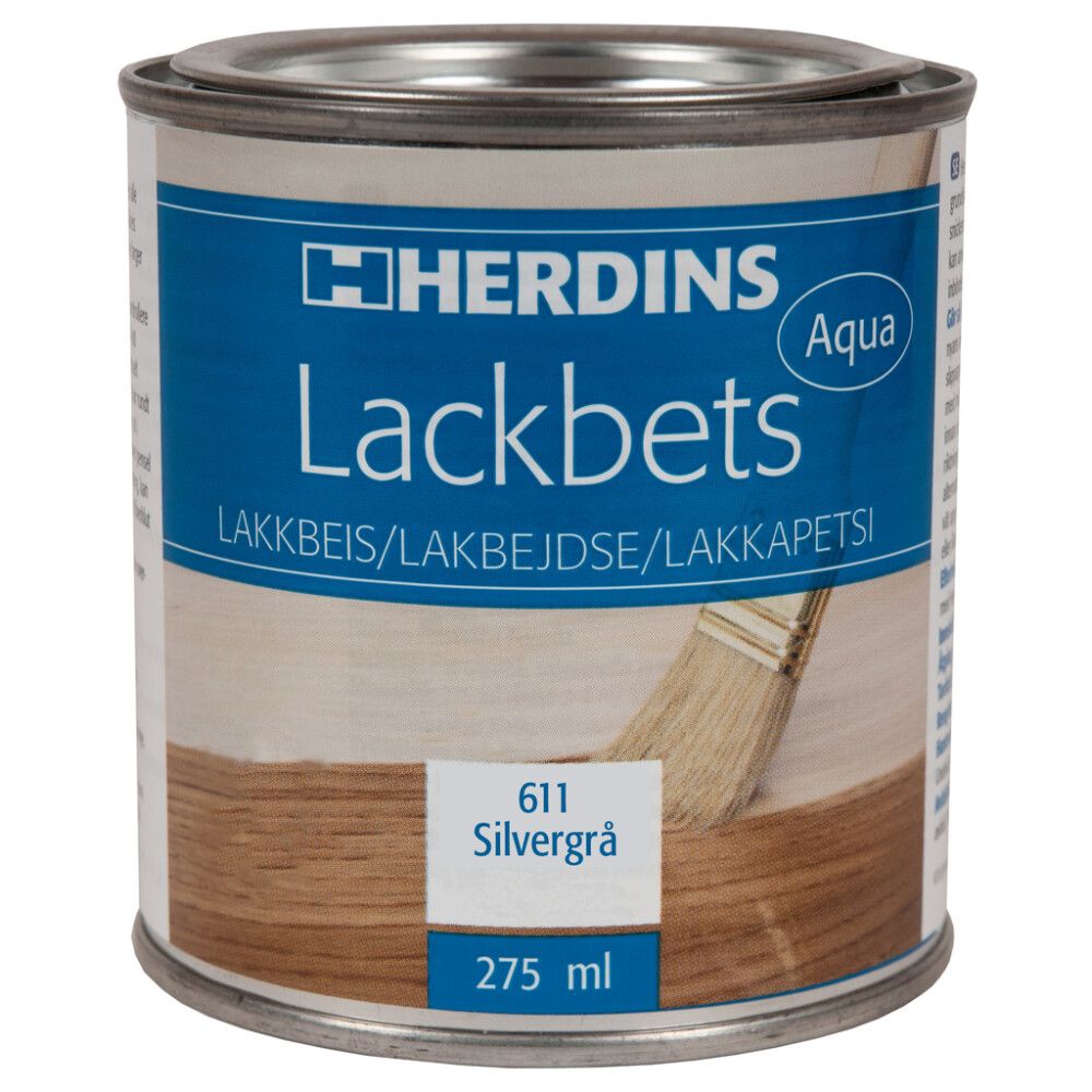 LAKKBEIS HERDINS AQUA 611 SØLVGRÅ 275ML