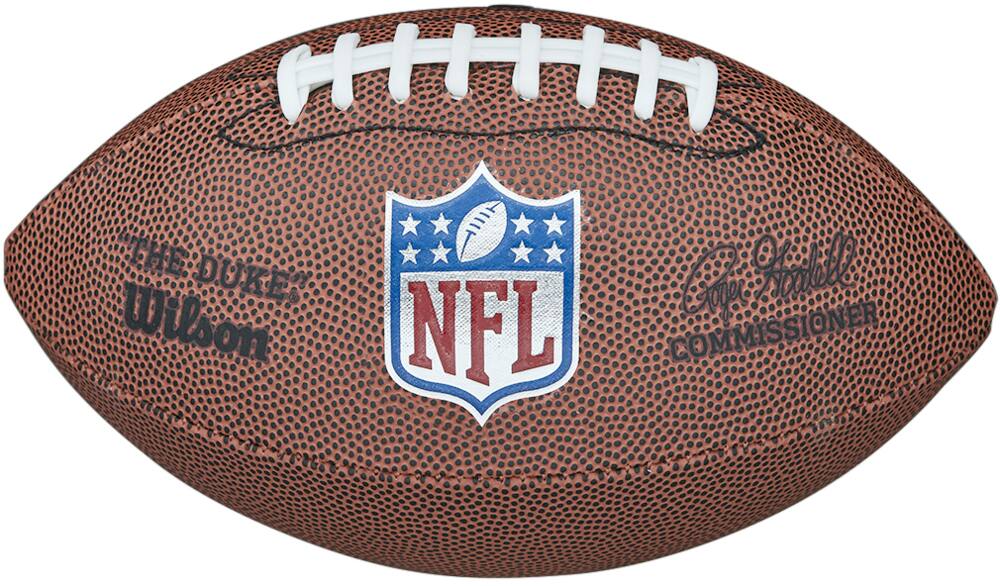 Wilson The Duke NFL Micro-Mini Replica Leather Football, Brown
