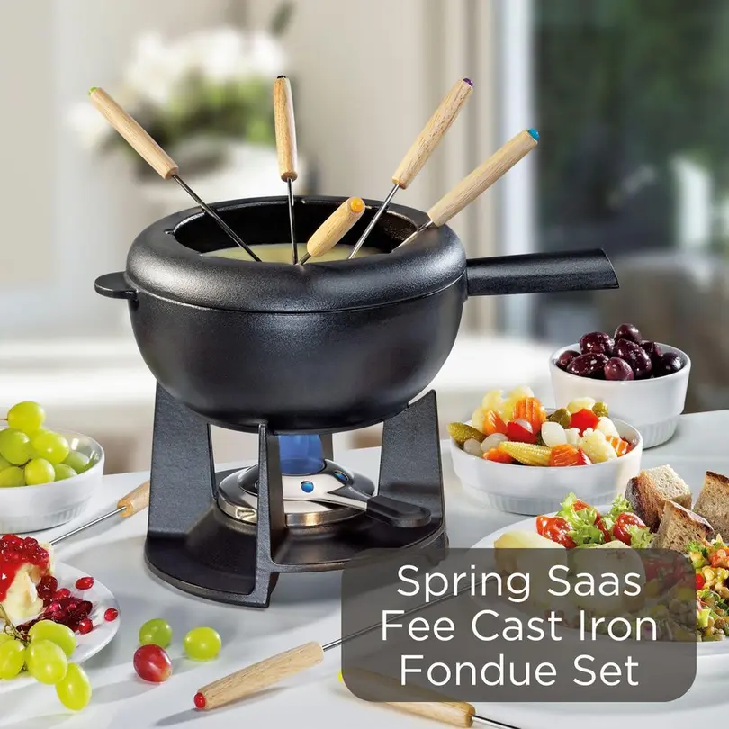 Fondue-Set Saas-Fee