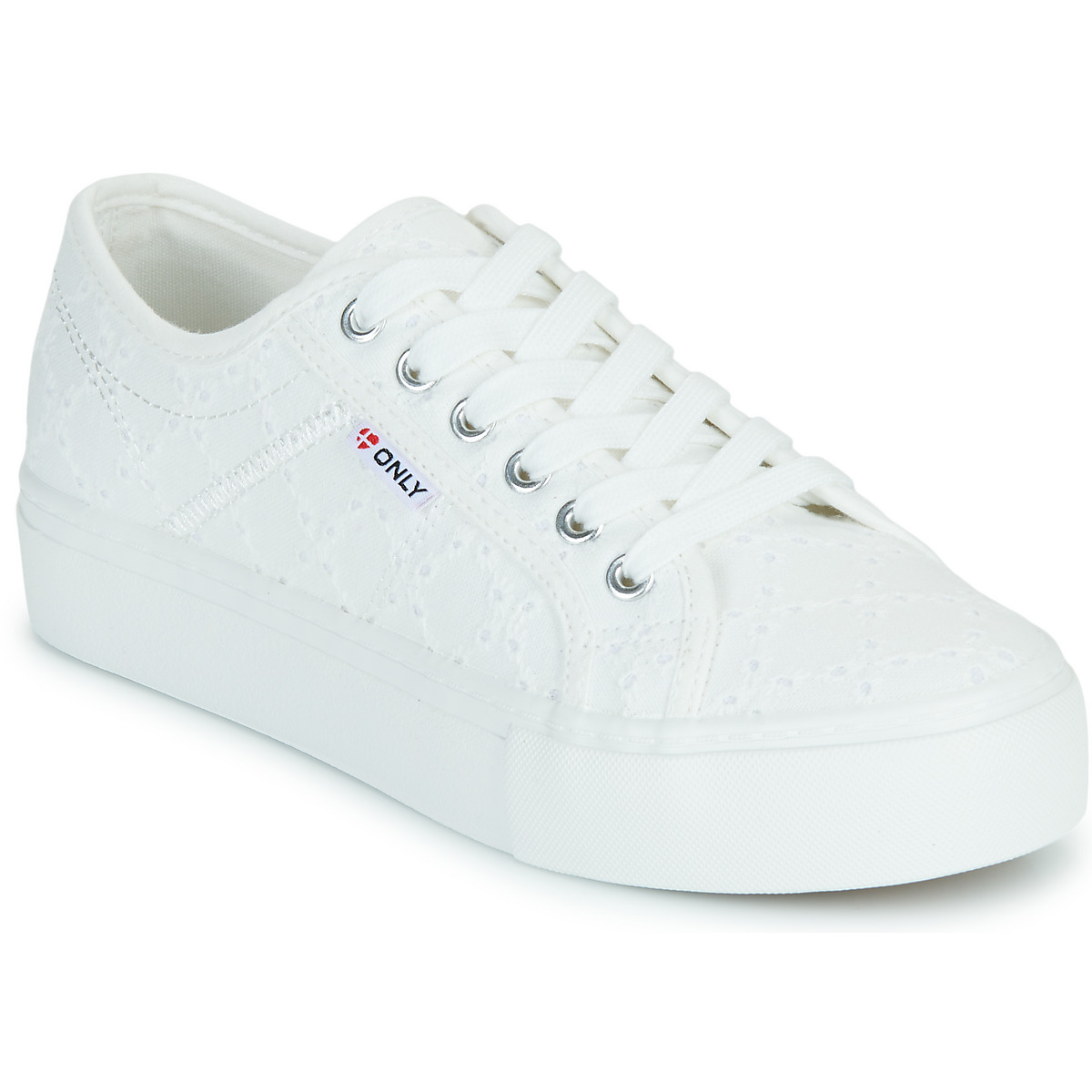 Only - ONLNOOMI PLATFORM SNEAKER - White