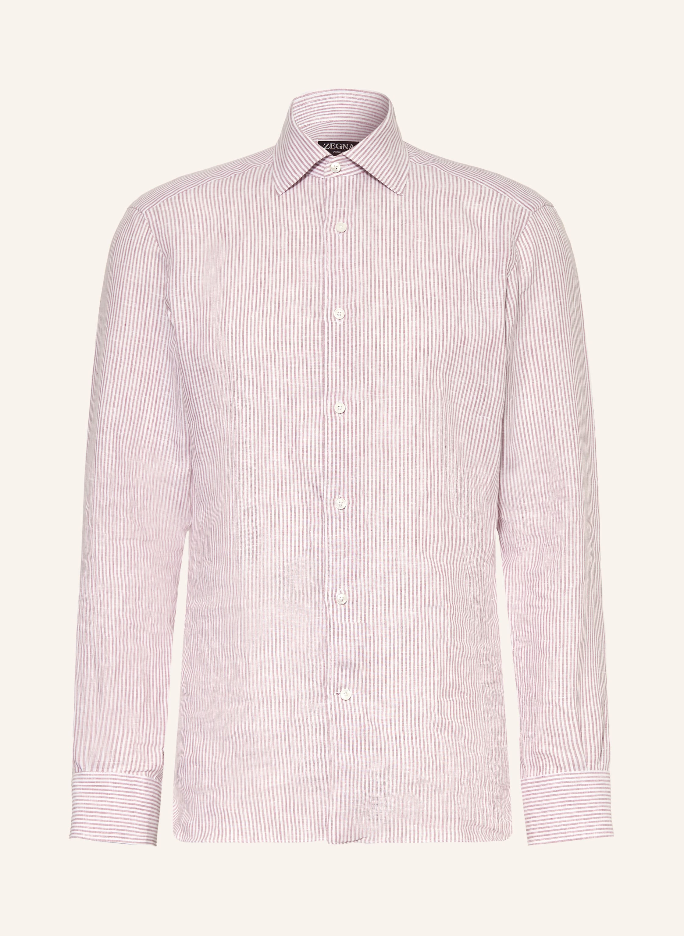 ZEGNA Leinenhemd Regular Fit