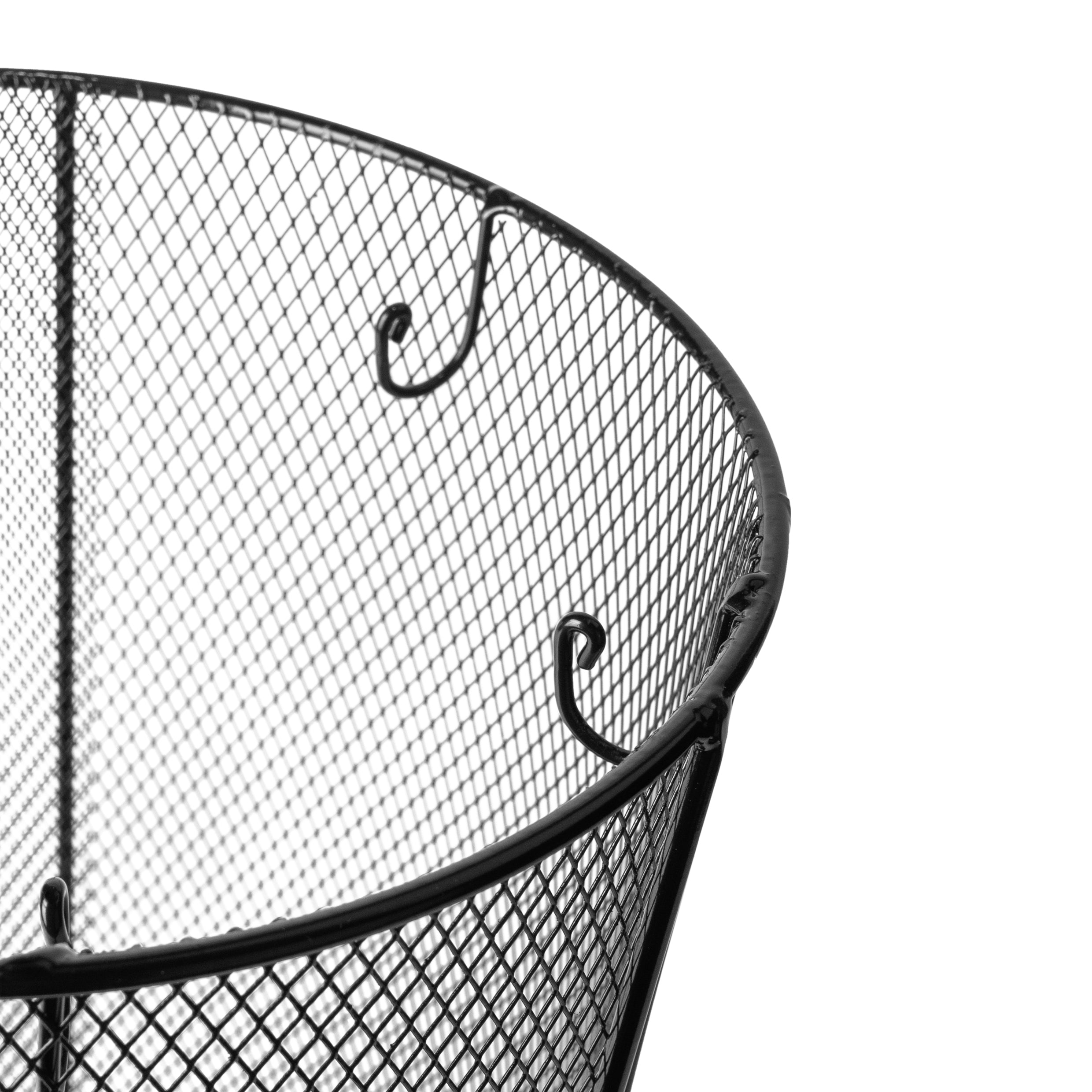 QUVIO Paraplubak mesh - Metaal - Zwart