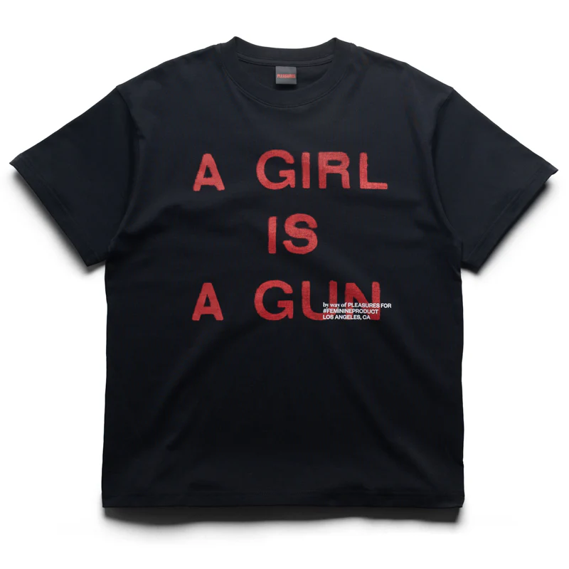 Pleasures Girl Is A Gun Tee - Black