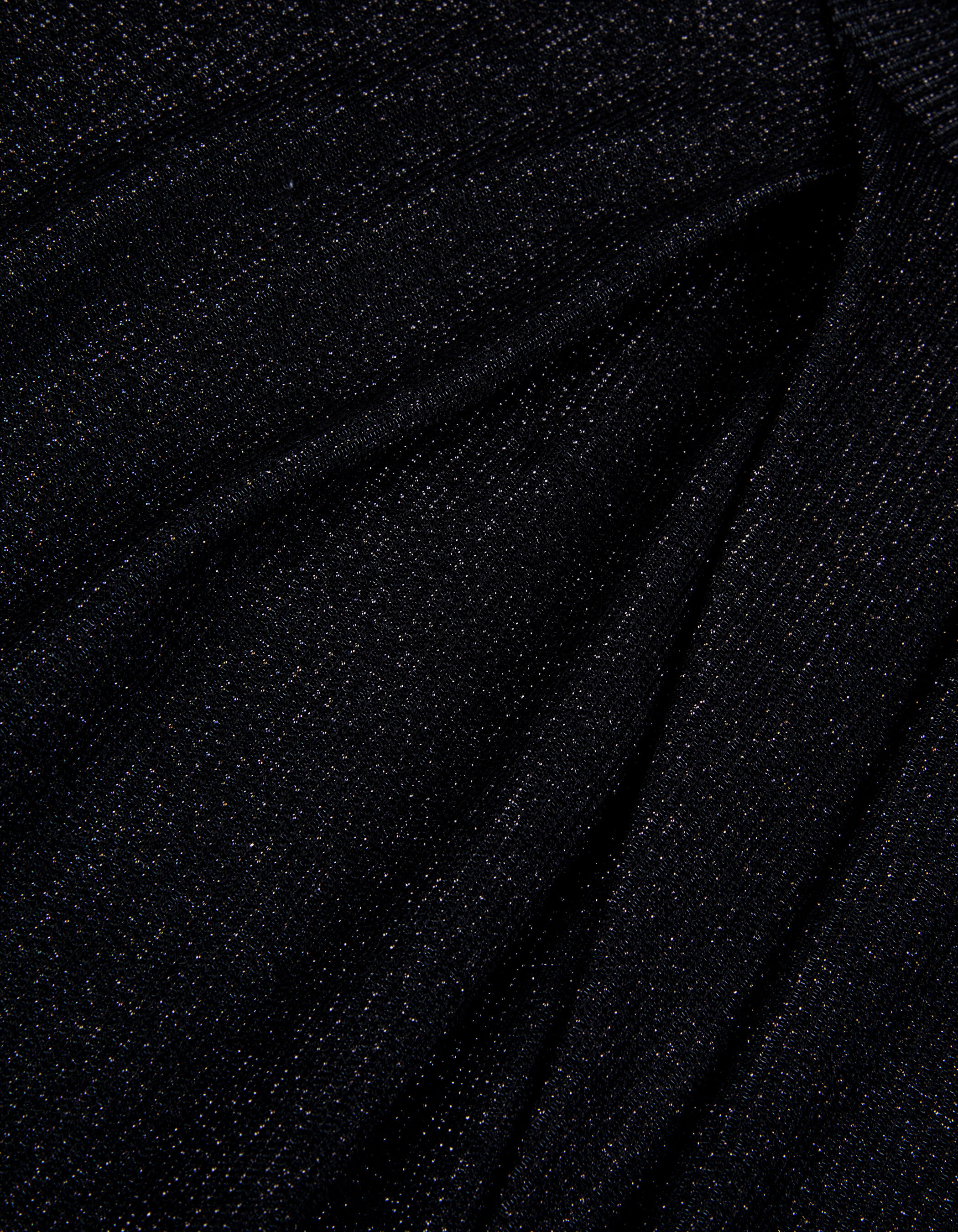 Tee-shirt sans manches noir pailleté Femme