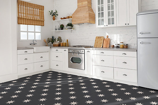 Carreaux vinyle Tulup 30x30 cm Une star sur le terrain 9 pcs