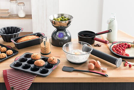 FORMA NA 12 MUFFINEK szara SILIKONOWA od -20 do 220°C