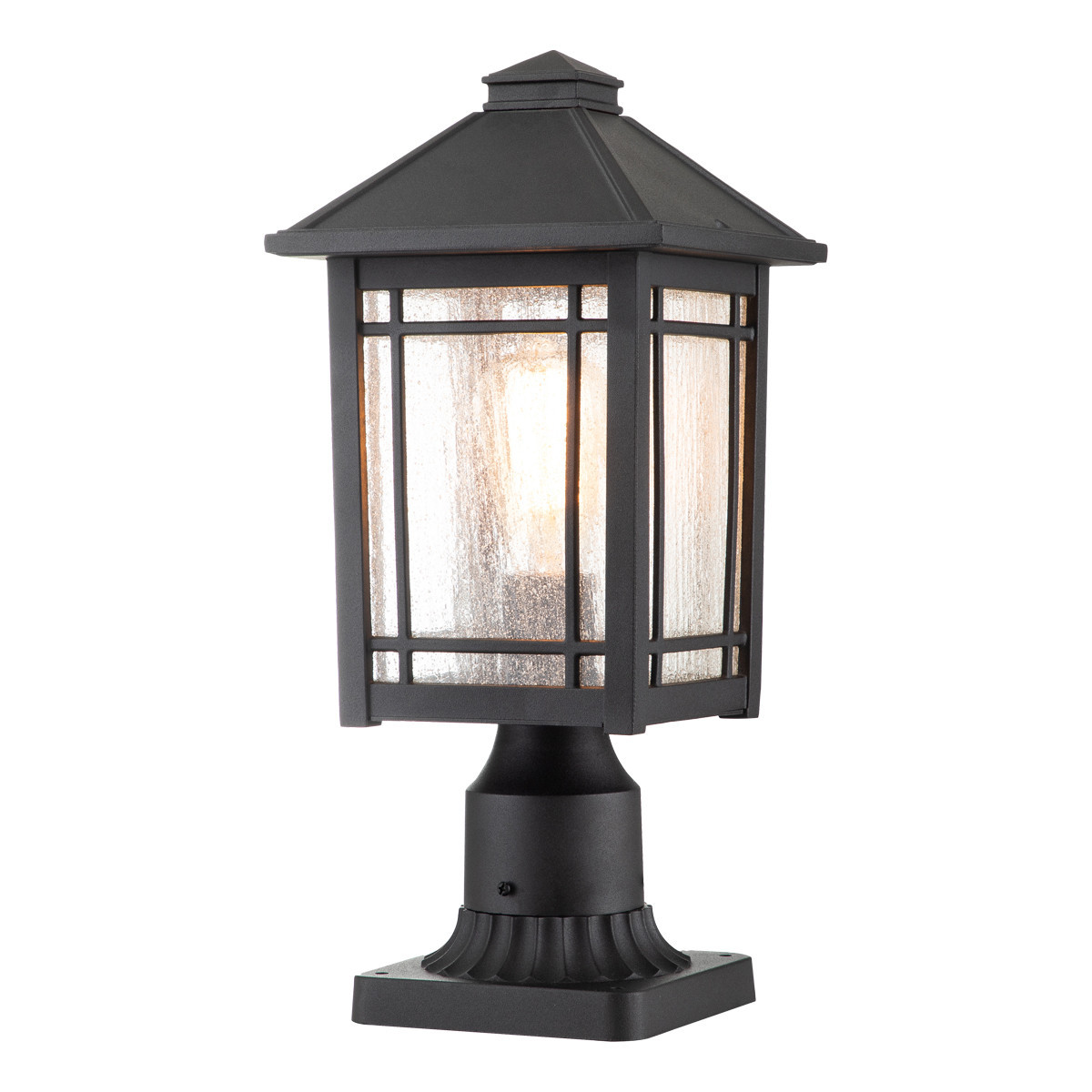 Lampa ogrodowa czarna Cedar Point wys:44,5 cm 1xE27x60W IP44 Quoizel