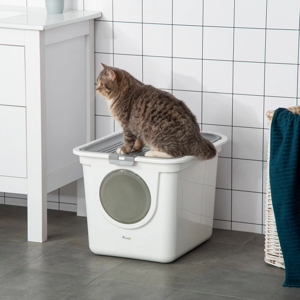 Katzentoilette, mit Schaufel, LxBxH: 44 x 55 x 39 cm