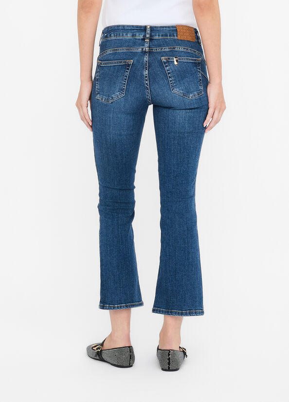 Jeans flare cropped