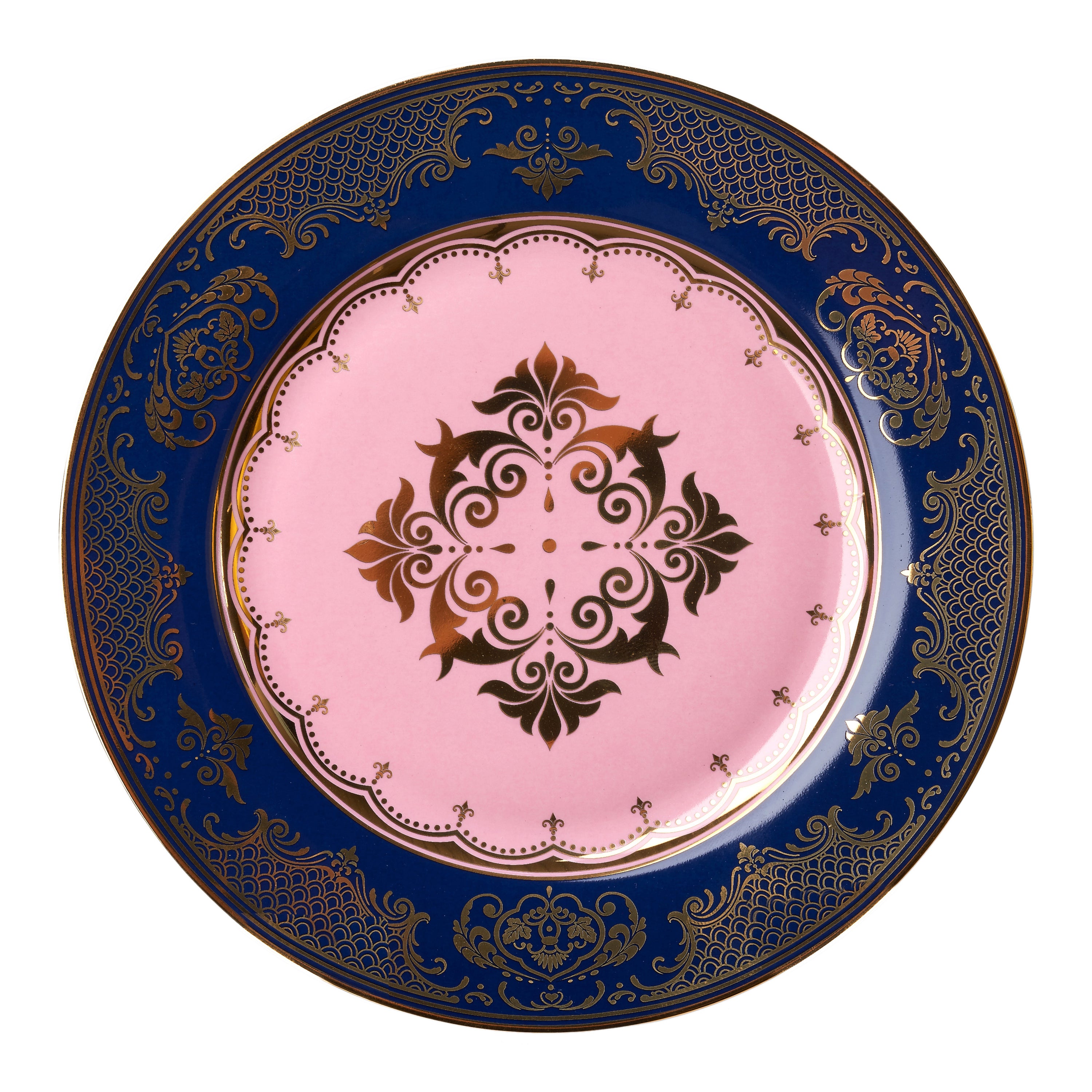 POLSPOTTEN Grandpa Ontbijtbord Set van 4 - Ø 19 cm