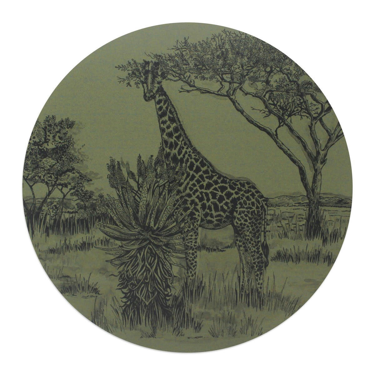 INDIVIDUELS - Set de table shamba vert 36 cm