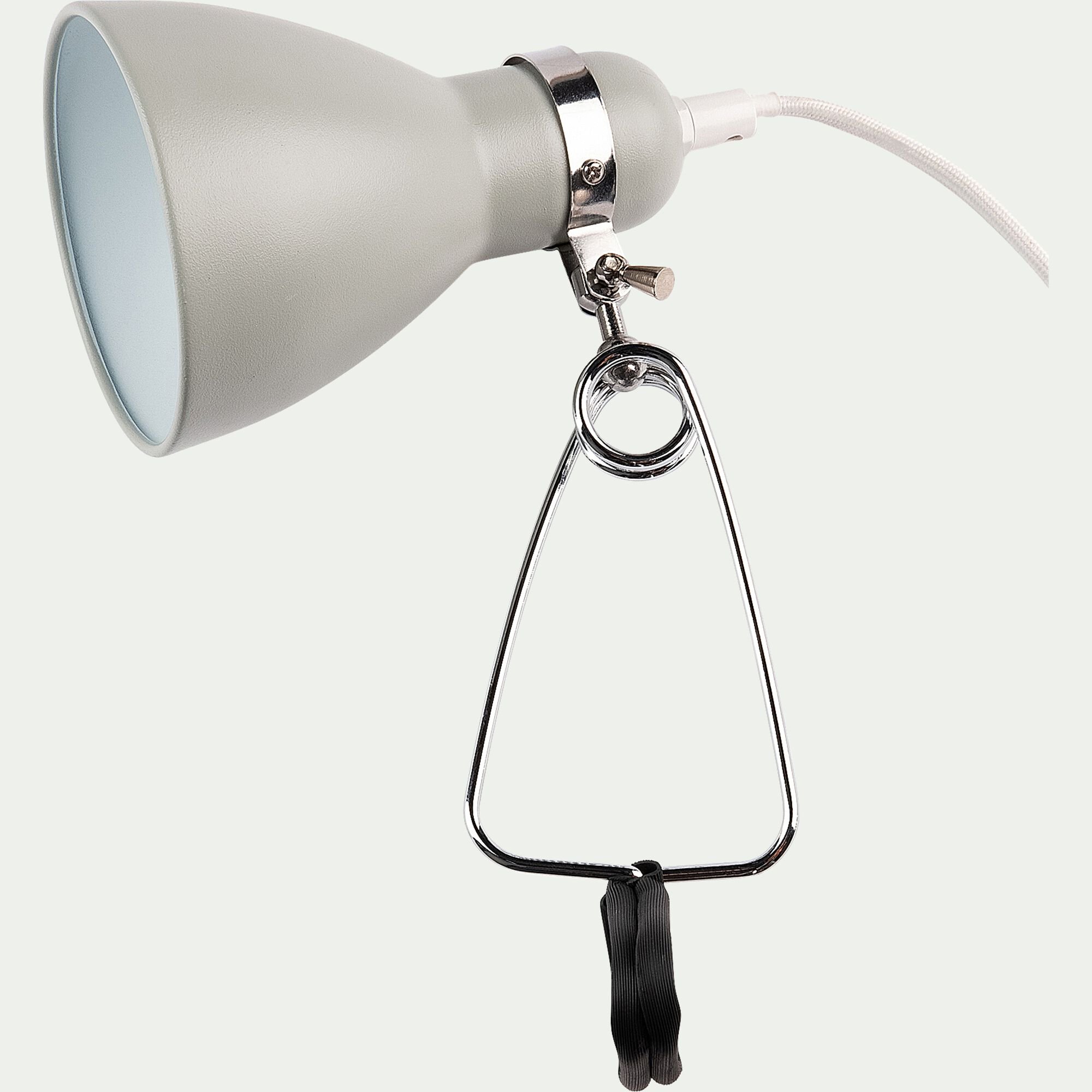 BONNIE - Lampe à pince - vert olivier h29,5cm