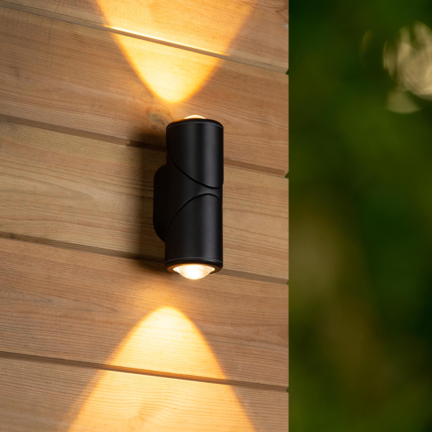 Lucide wandspot ERIN - Geïntegreerde LED - Zwart