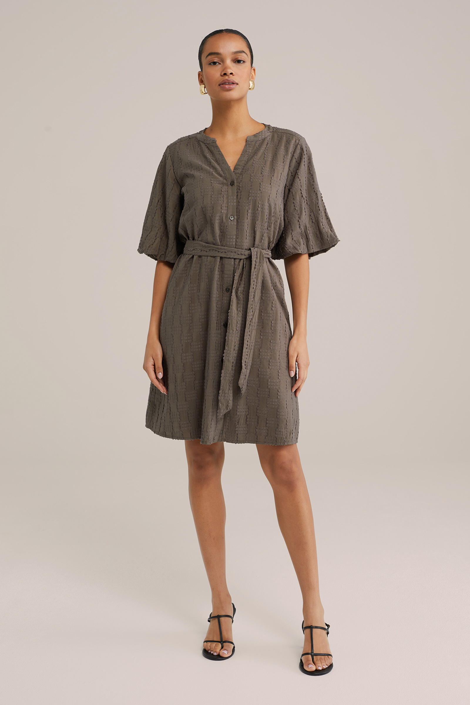 Dames jurk met structuur