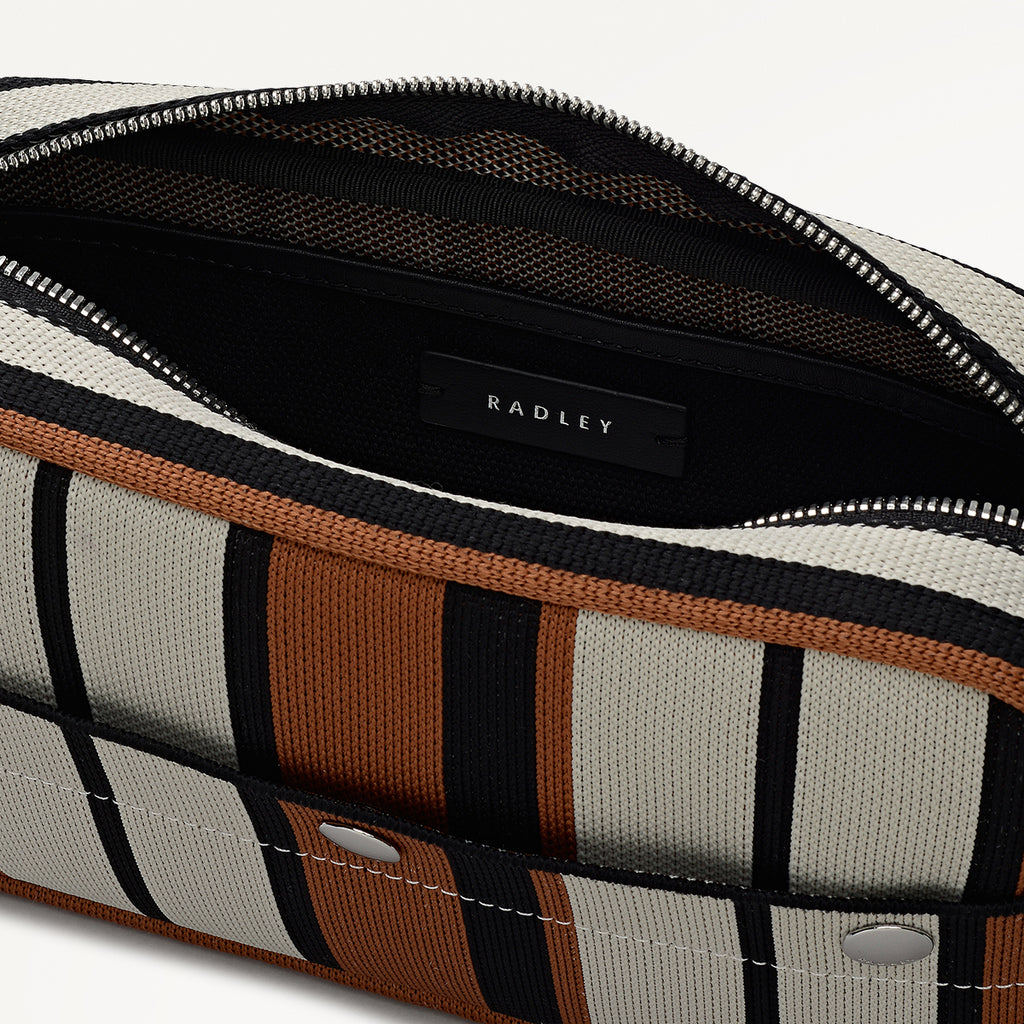Hadleigh Place - Stripe - Small Ziptop Cross Body