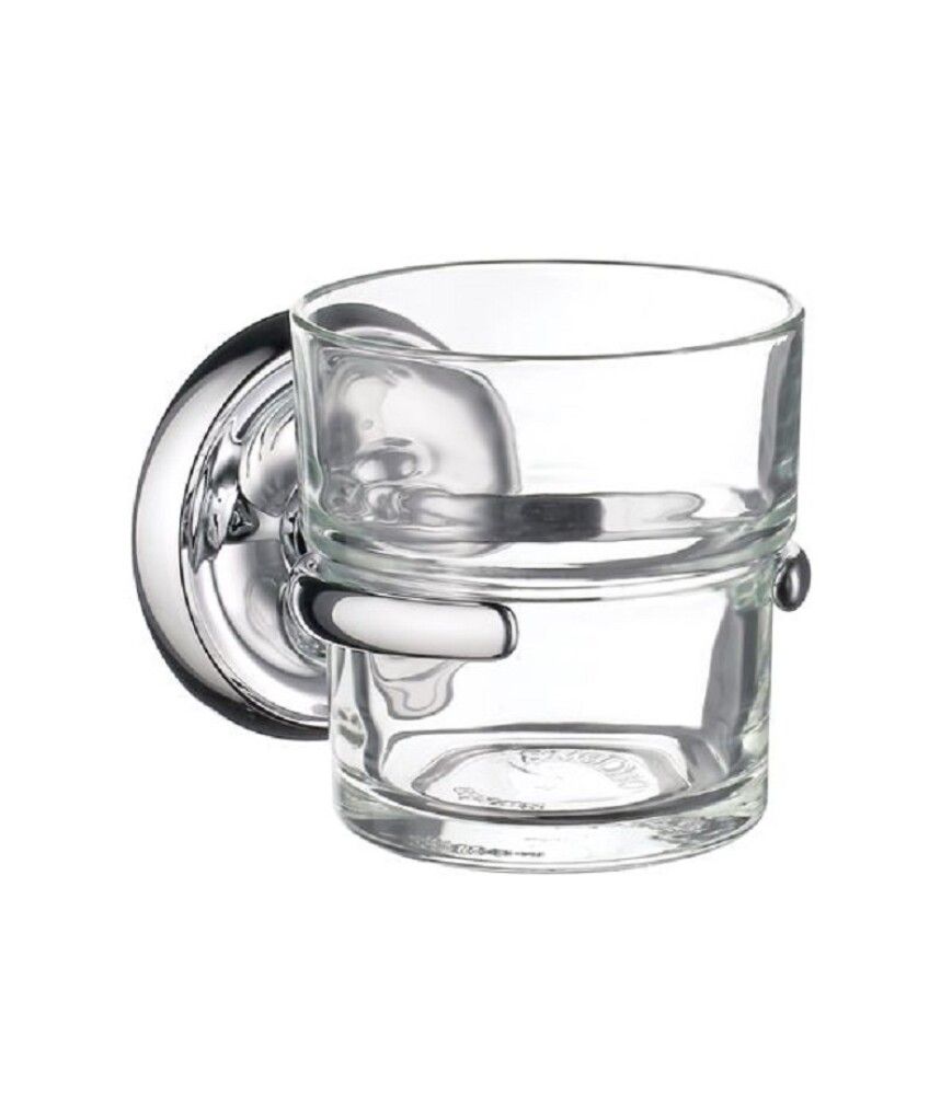 TANNBØRSTEKOPP SMEDBO VILLA GLASS/KROM
