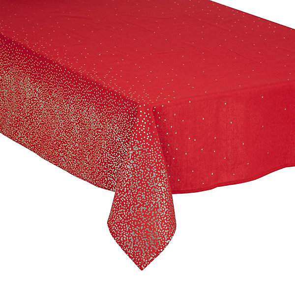 Nappe de noël colorama de noël motif petits points 140x360cm - feeric lights &christmas