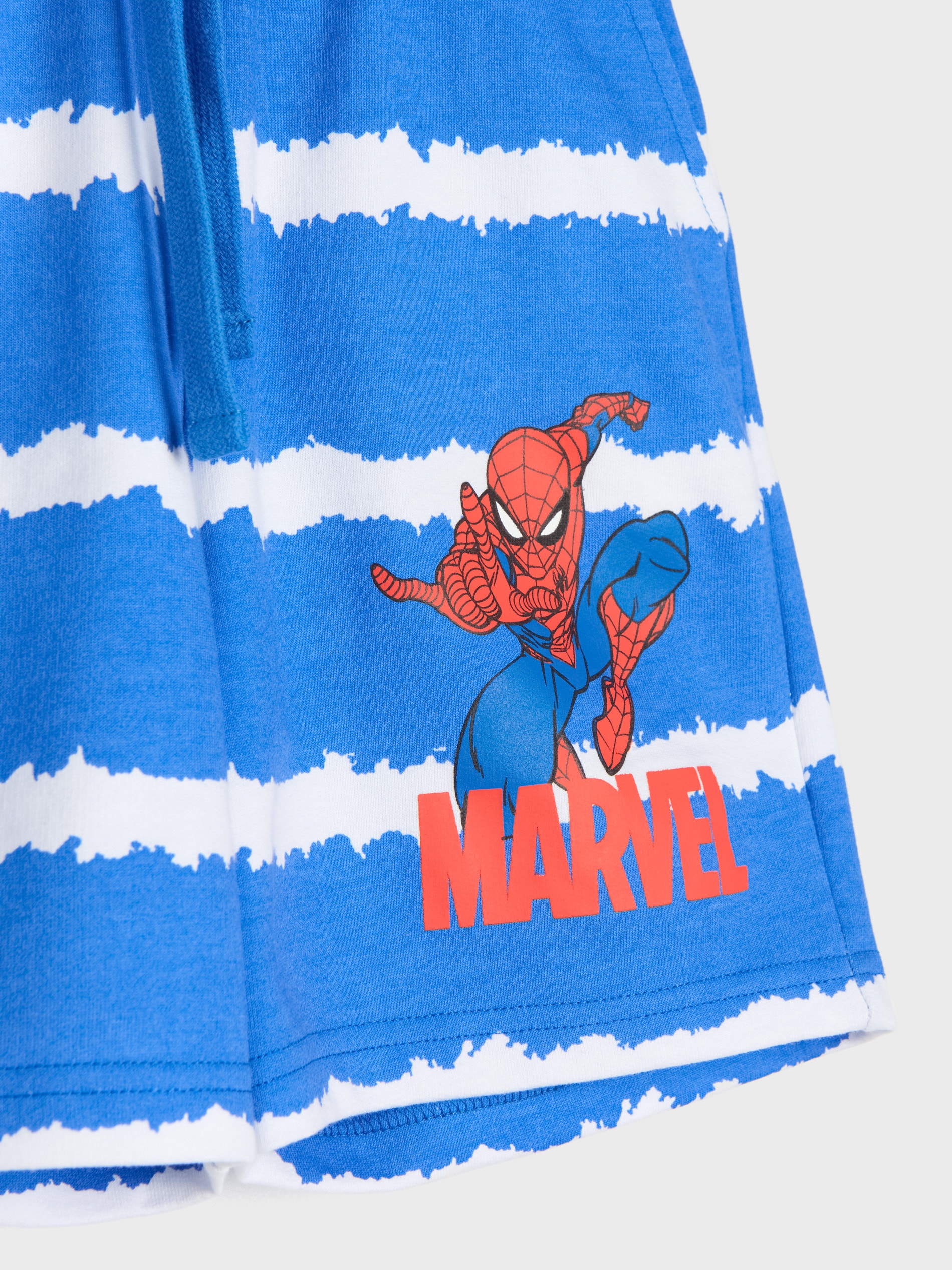 Bawełniane szorty z nadrukiem Spider-Man