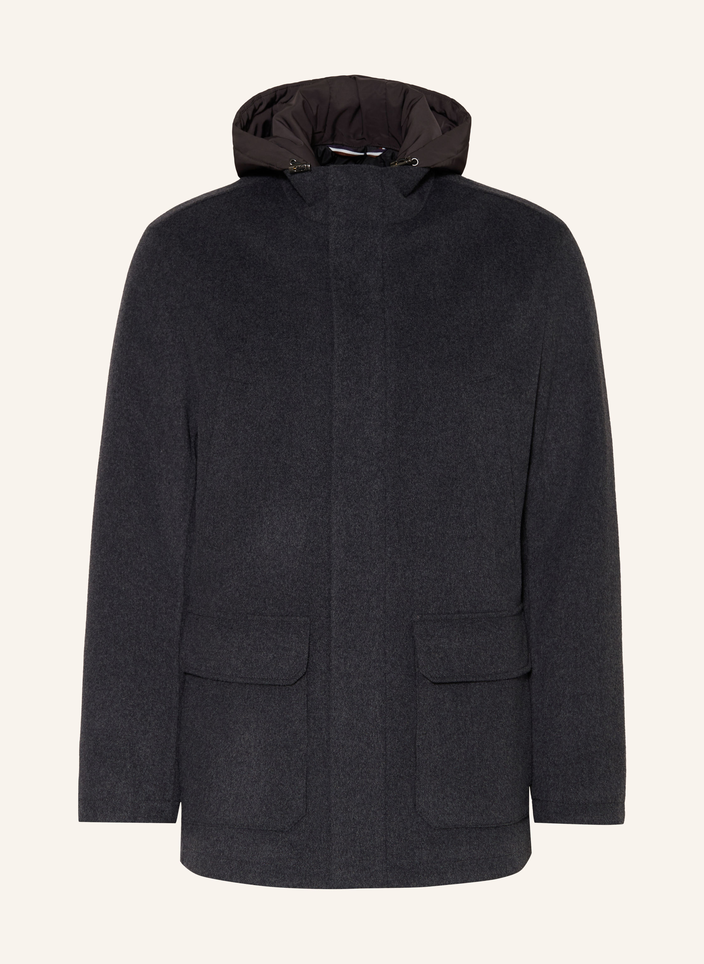 bugatti Jacke mit abnehmbarer Kapuze