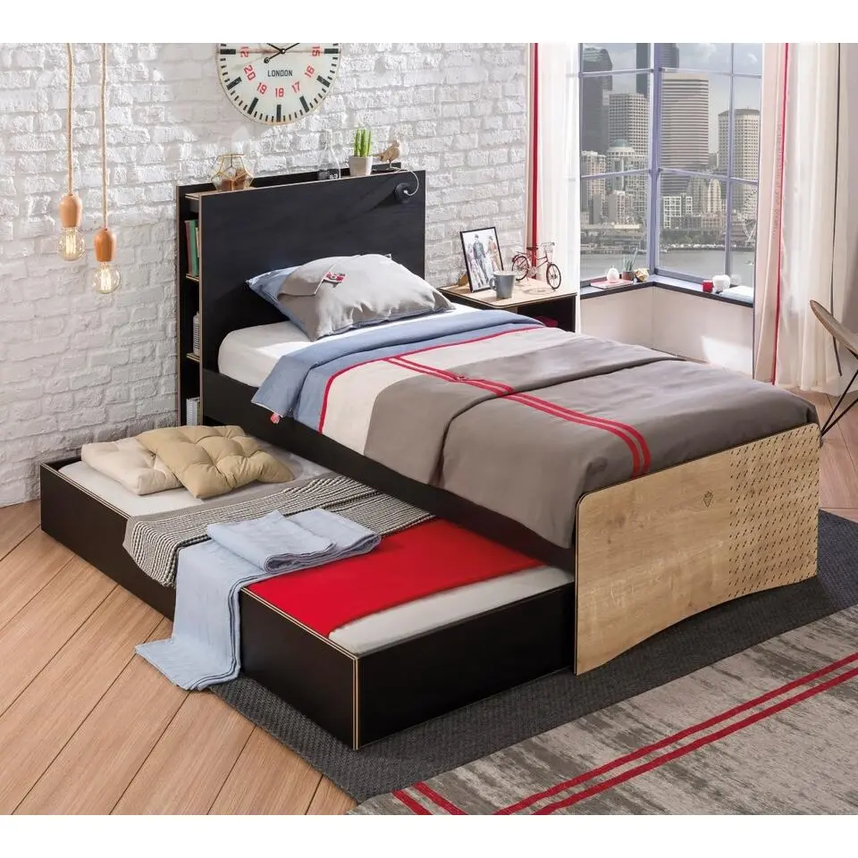 New York twijfelaar tienerbed tienerkamer 200 x 120 cm